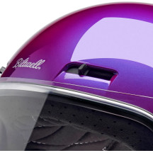Casco Gringo SV — Talla L, morado metalizado brillo